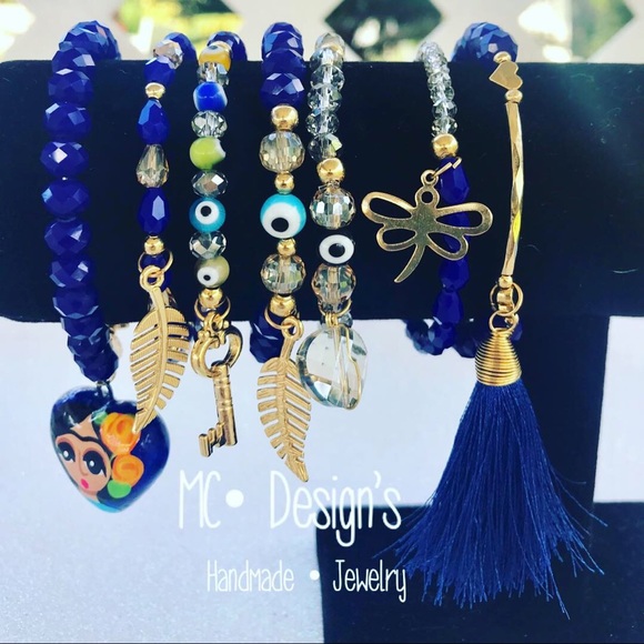 Gold✨ Plating Frida Kahlo Handmade Bracelet set - Picture 1 of 2